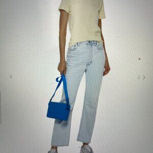 ACNE STUDIOS Log high-rise straight-leg jeans